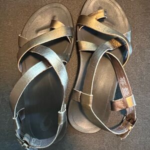 Gold sandals